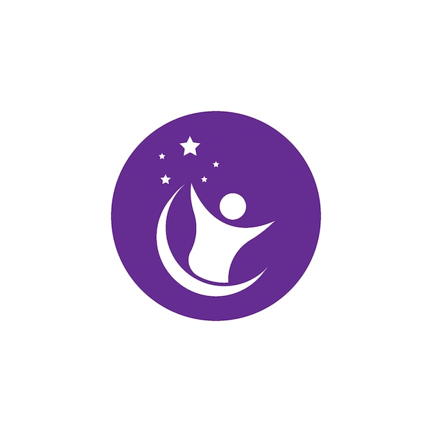 People star success health and business logo