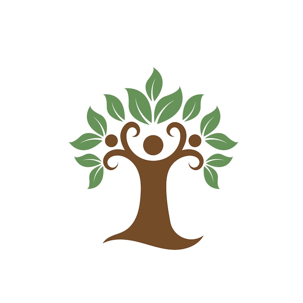 People tree icon vector illustration concept design