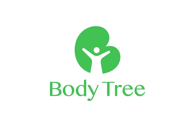 People tree logo design template