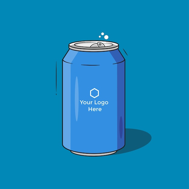 Pepsi can Vector image