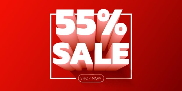 Vector percent off discount creative composition mega sale