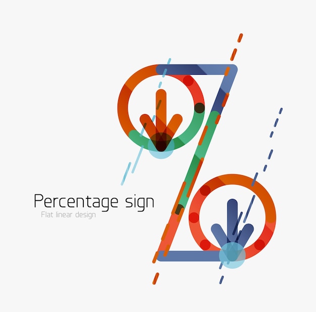 Percentage sign background