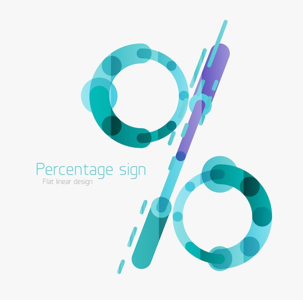 Percentage sign background