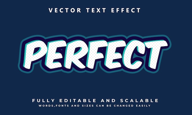 Perfect 3d editable text effect with dark background