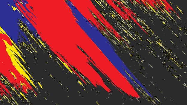 PERFECT YELLOW RED BLUE BLACK DIAGONAL SCRATCH TEXTURE