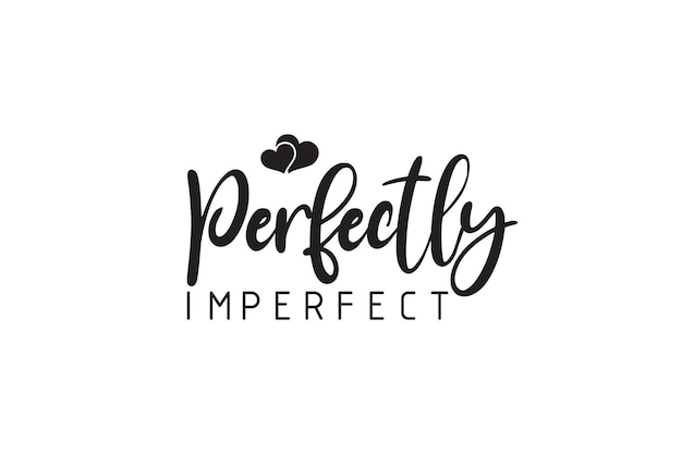 Vector perfectly imperfect t-shirt