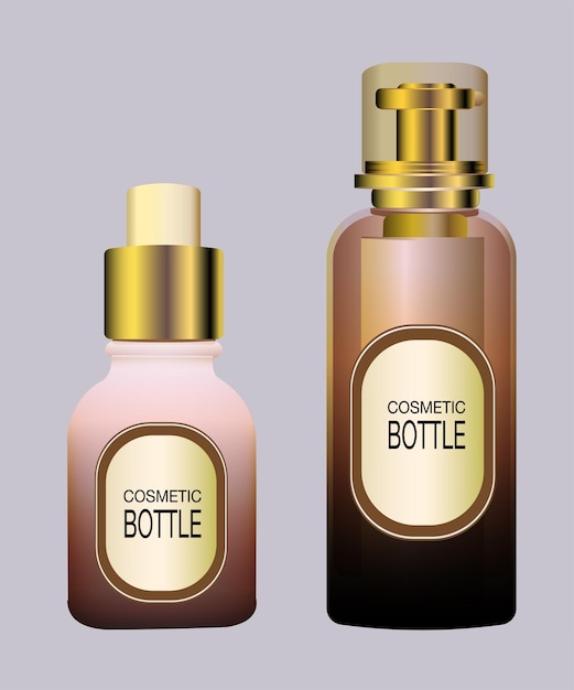 Vector perfume bottle