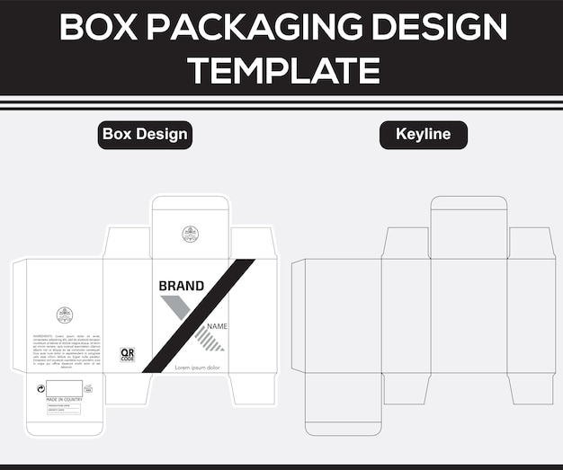 Perfume Box Packaging Design Templates for International Packaging Companies