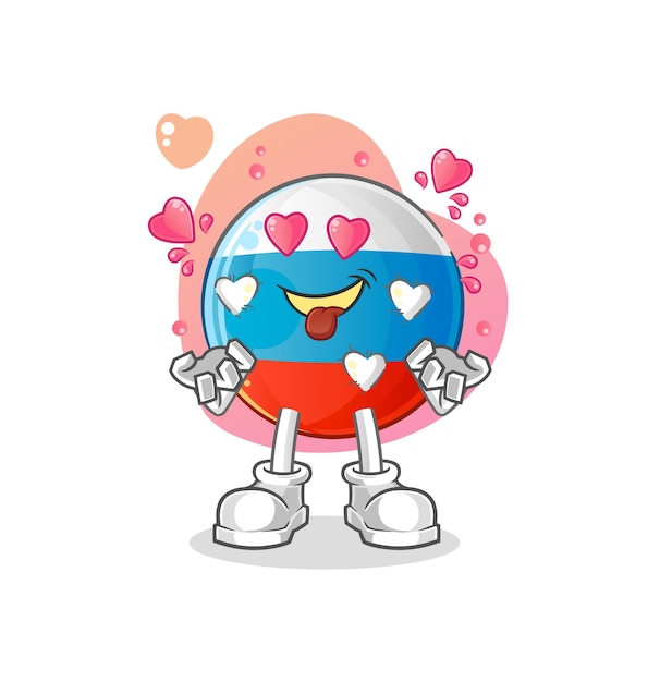 Perfume fallin love vector cartoon character