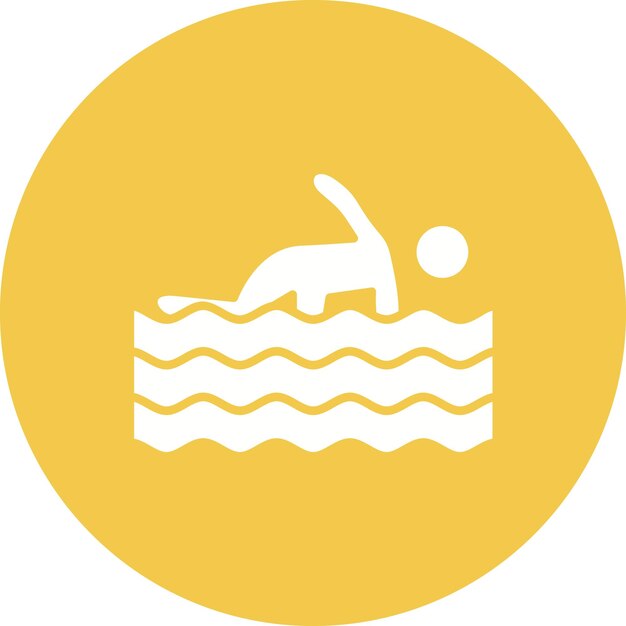 Person Swimming icon vector image Can be used for Seasonal