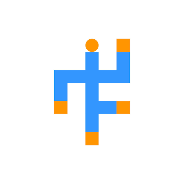 person walking logo symbol