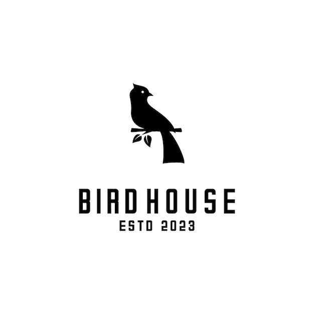 pet bird vector flat bird house vector