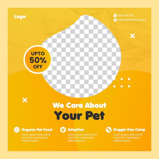 Pet Design Social Media Post