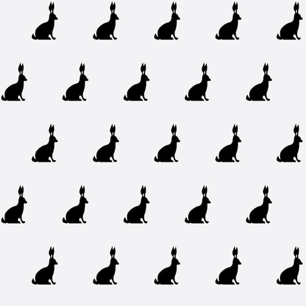 pet icon silhouette pattern