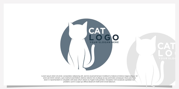 Pet logo design template pet icon simple concept Premium Vector