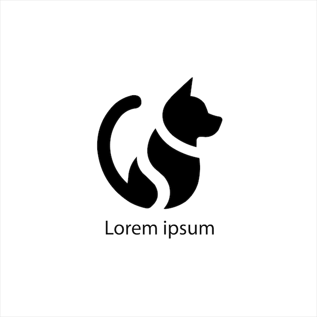 A pet logo on white background