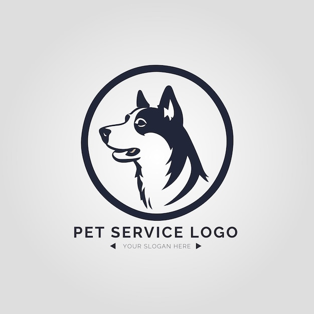 Pet Service Logo Concept for Company and Branding