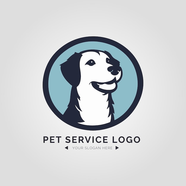 Pet Service Logo Concept for Company and Branding