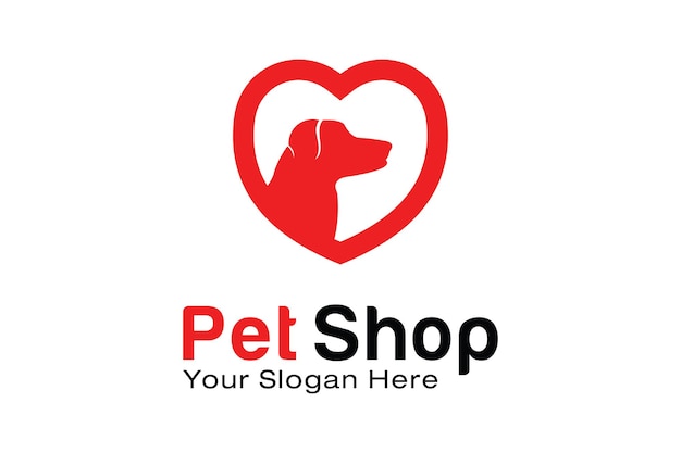 Pet Shop logo design template