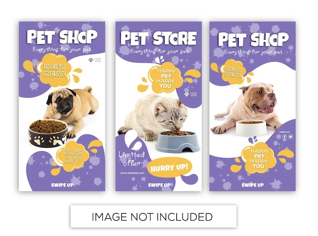 Pet shop story template