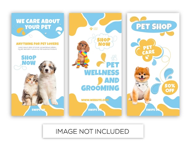 Pet store story template