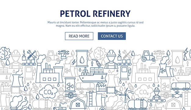 Petrol Industry Banner Design