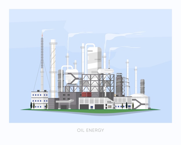 The petroleum energy diesel oil power plant supply electricity to the factory and city