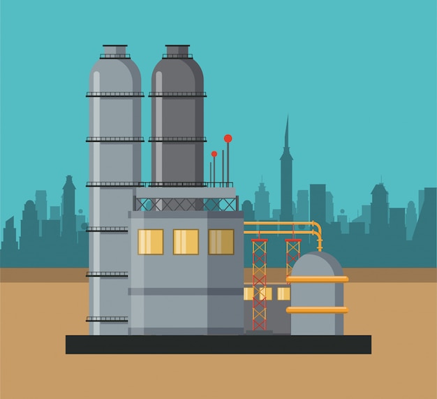 Petroleum industry concept