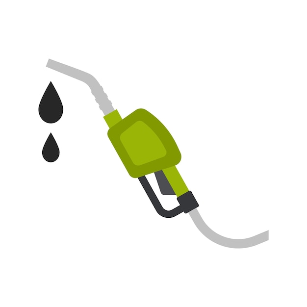 Petroleum industry Vector fuel oil gas and energy illustration Gasoline station or power symbol and element