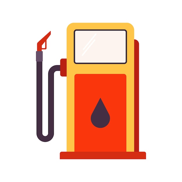 Petroleum industry Vector fuel oil gas and energy illustration Gasoline station or power symbol and element