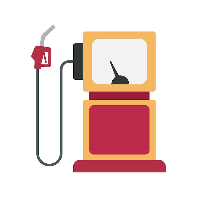 Petroleum industry Vector fuel oil gas and energy illustration Gasoline station or power symbol and element