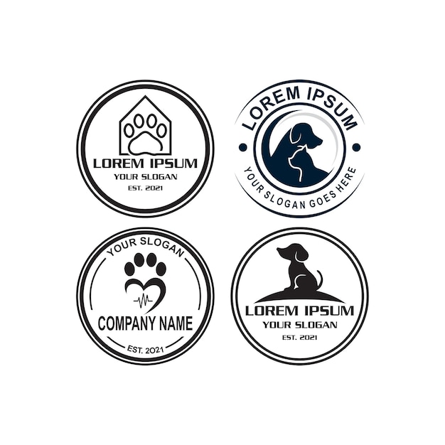 pets care logo  veterinary logo