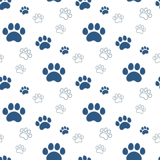 Pets paw prints