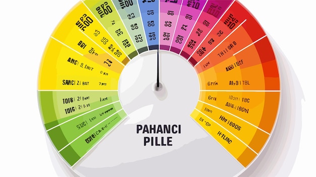 pH Value Scale Chart Meter for Acid and Alkaline