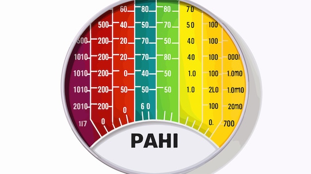 pH Value Scale Chart Meter for Acid and Alkaline