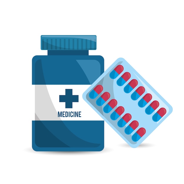 pharmaceutical drugs and medications icon