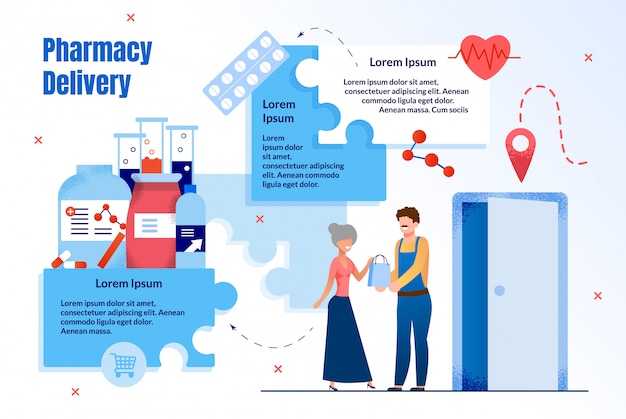 Pharmacy Delivery Service Flat