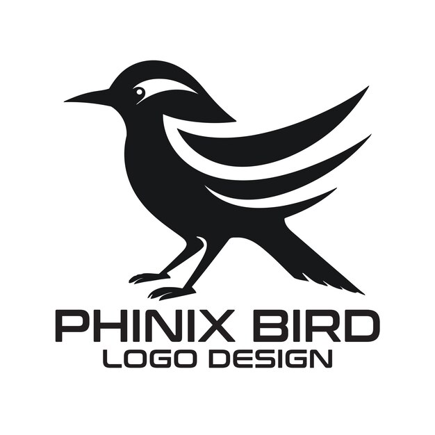 Phinix bird vector logo design