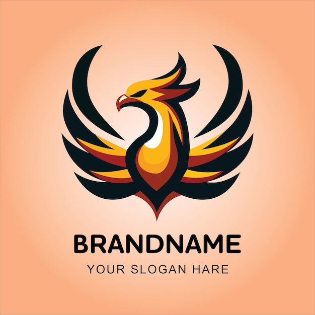 Phoenix bird logo design