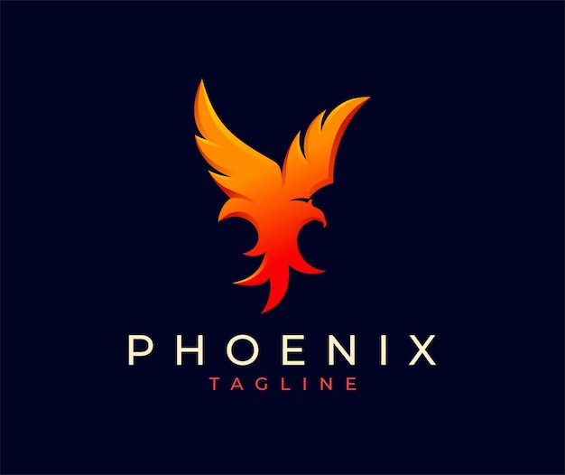 Phoenix logo company vector