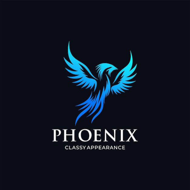 Phoenix logo eagle and bird logo symbol vector logo template