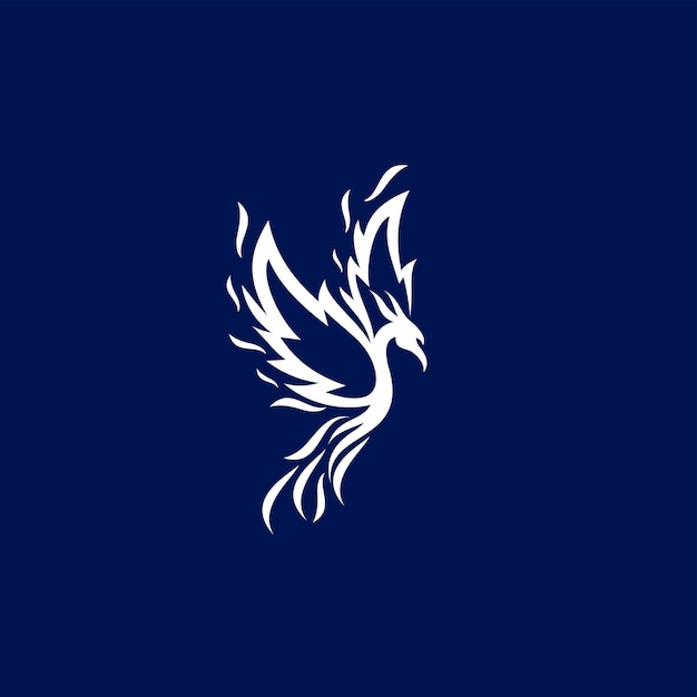 Phoenix logo vector icon illustration