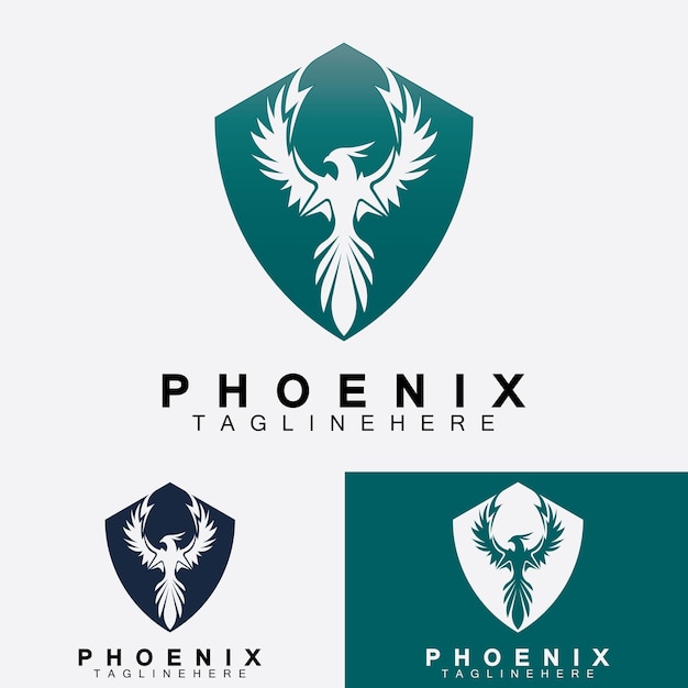 Phoenix logo Vector Illustration Design Template