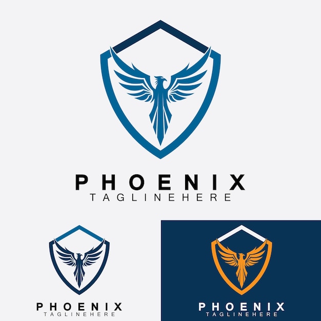 Phoenix logo Vector Illustration Design Template