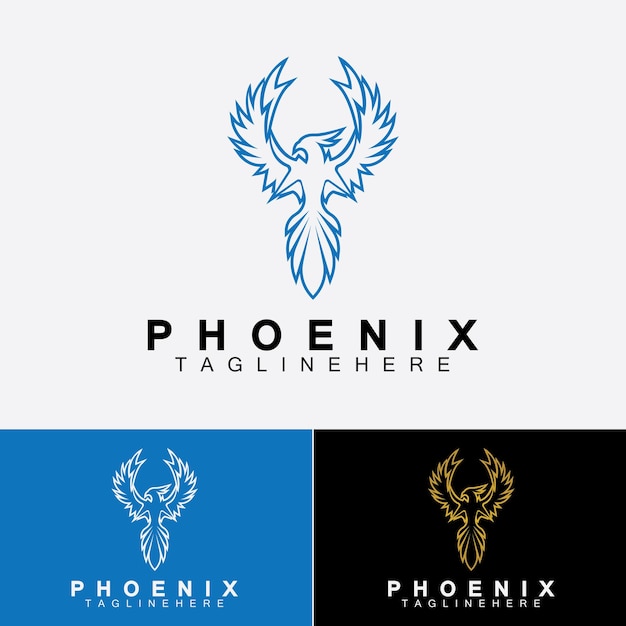 Phoenix logo Vector Illustration Design Template