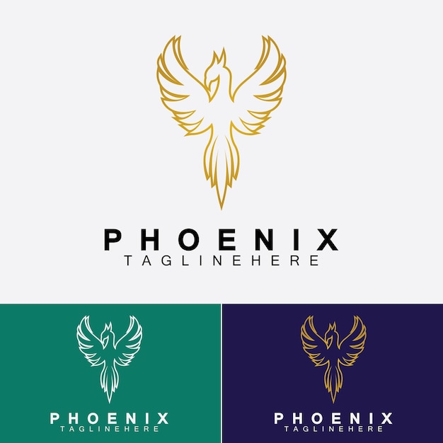 Phoenix logo Vector Illustration Design Template