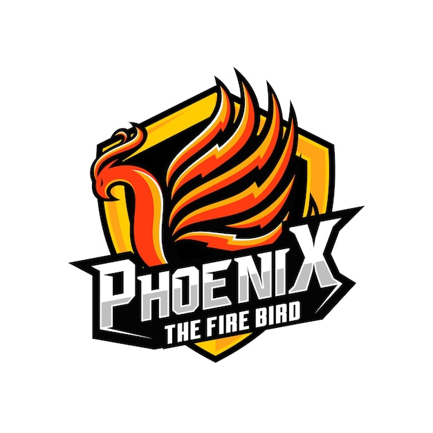 Phoenix vector logo illustration