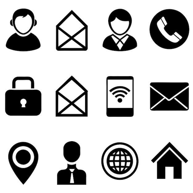 Phone icon set Chat bubble icon Telephone call sign Contact icon phone mobile call Contact us C