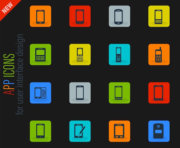 Phones simply icons