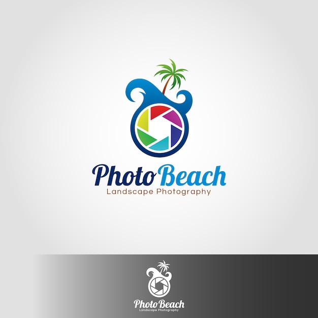 Photo Beach Logo Template